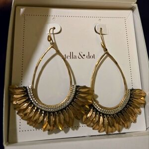 Stella and Dot Pegasus earrings